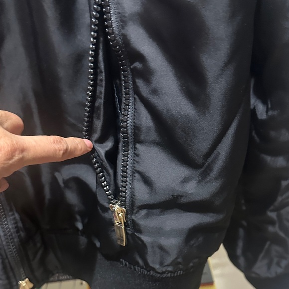 Armani Exchange Classic Red Bomber Jacket - Picture 7 of 9